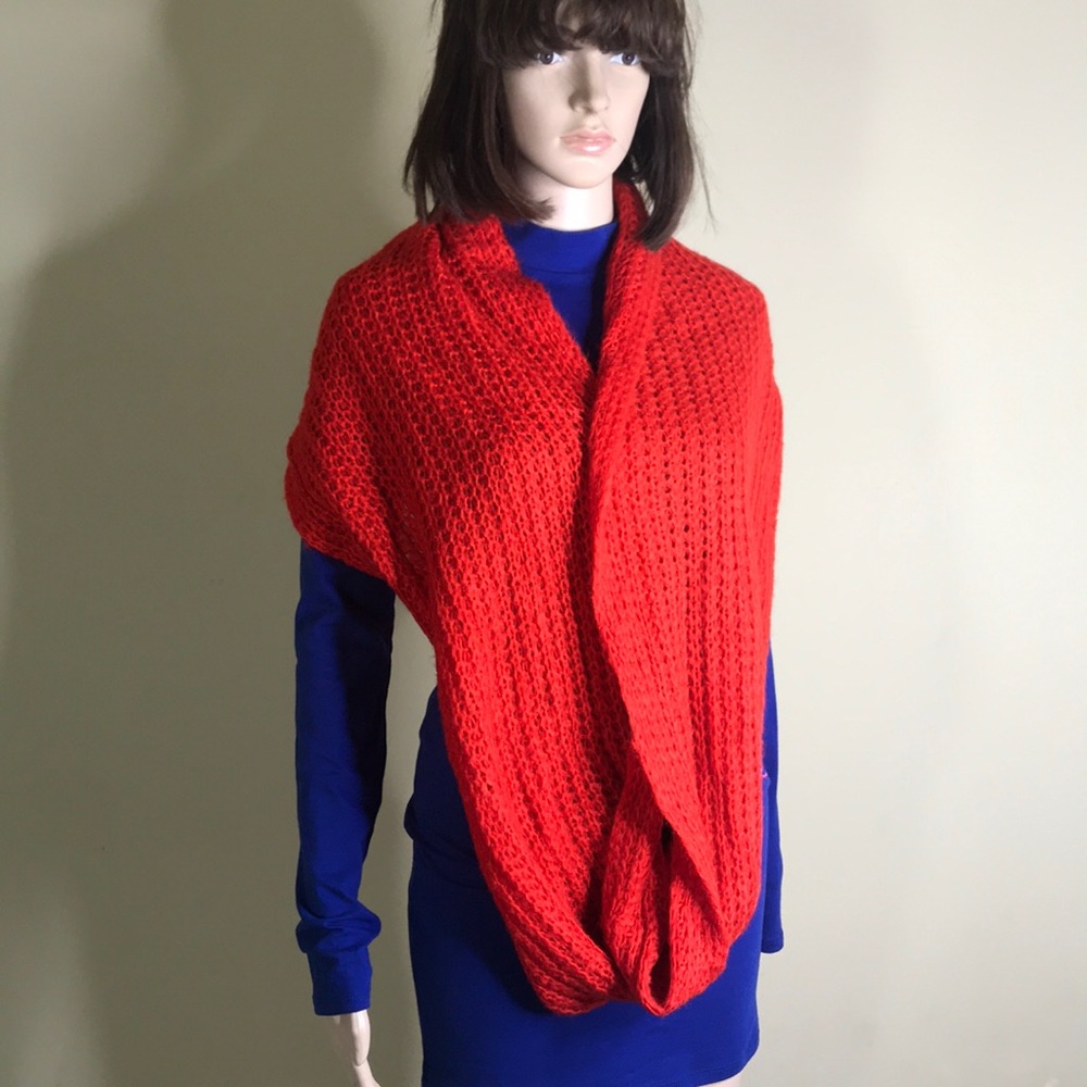 Cotton On Red Scarf 🧣 Brand New - Picture 1 of 5